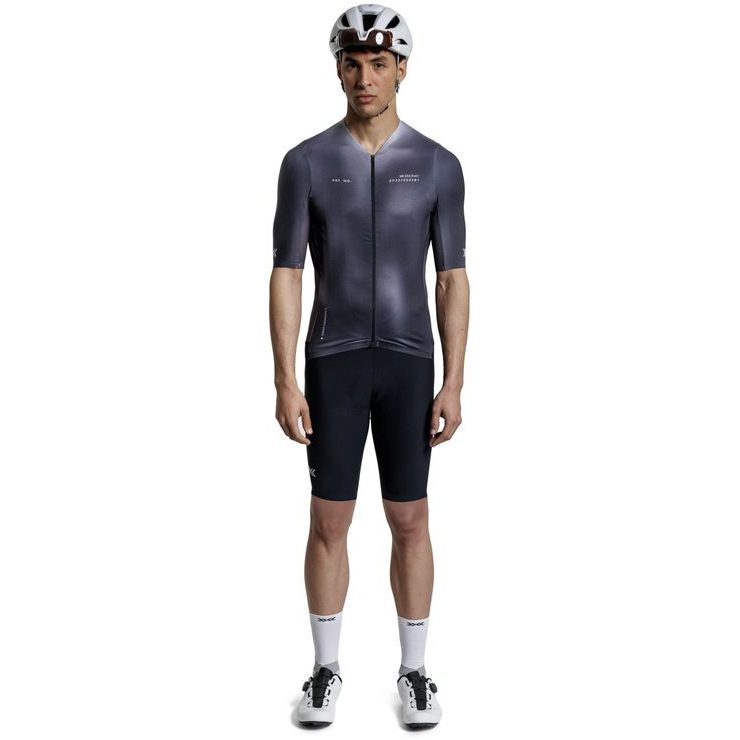 X-BIONIC COREFUSION AERO JERSEY SS MEN DARK MONOCHROMATIC HEATMAP