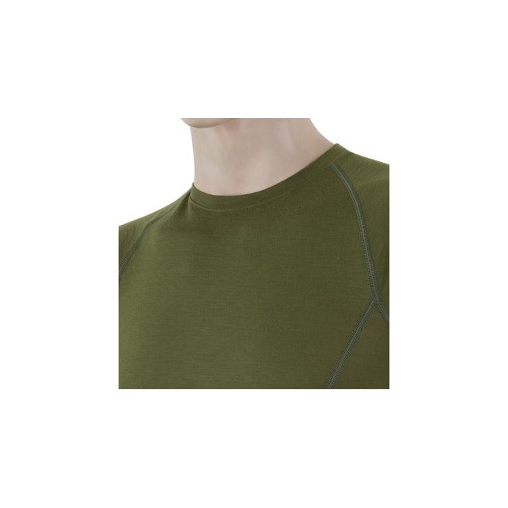 SENSOR MERINO ACTIVE pánské triko kr.rukáv safari