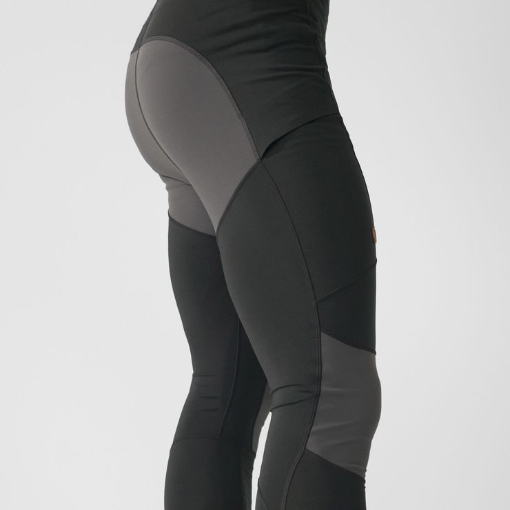 FJÄLLRÄVEN Abisko Trekking Tights Pro M Black-Iron Grey