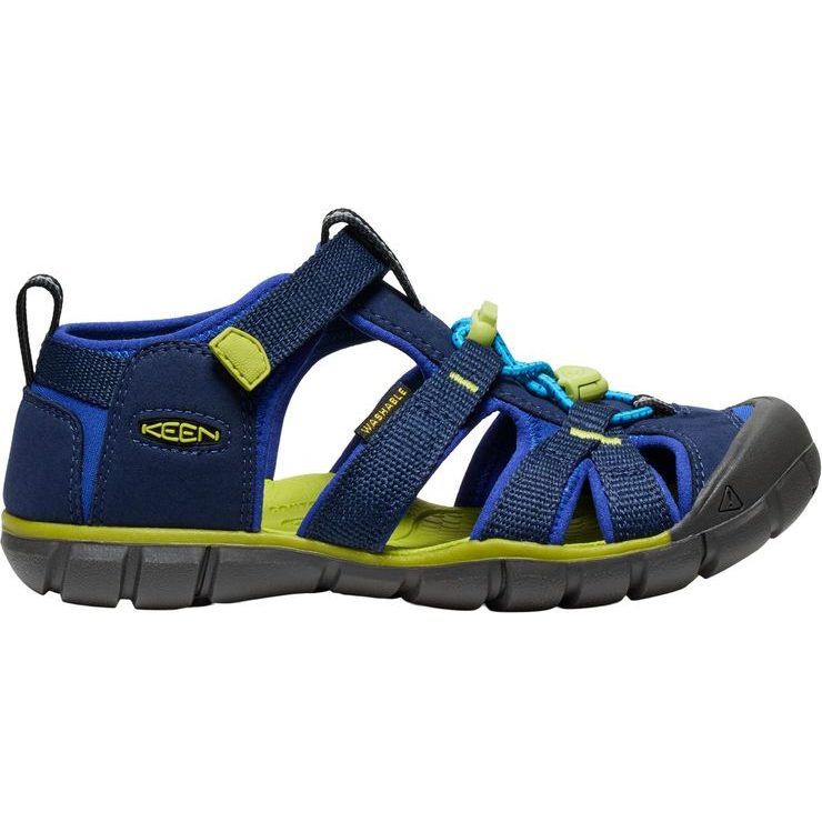 KEEN SEACAMP II CNX YOUTH, naval academy/chartreuse
