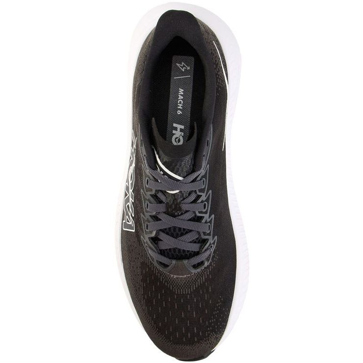 HOKA MACH 6 M BLACK/WHITE