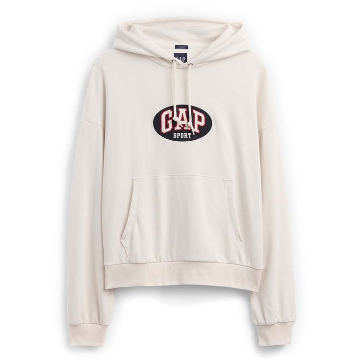 GAP 887935-03 Oversize mikina s logem VintageSoft Béžová