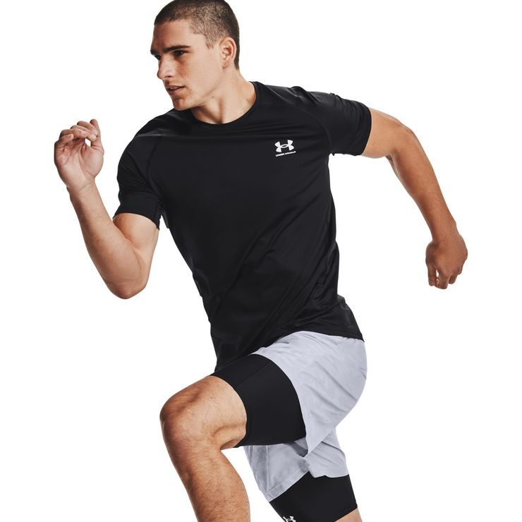 UNDER ARMOUR UA HG Armour Fitted SS, Black