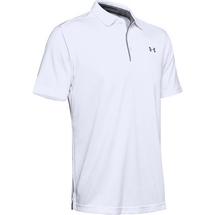 UNDER ARMOUR Tech Polo, White