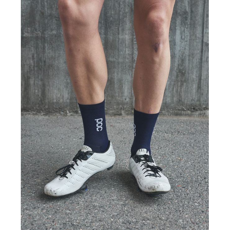 POC Soleus Lite Sock Mid Turmaline Navy