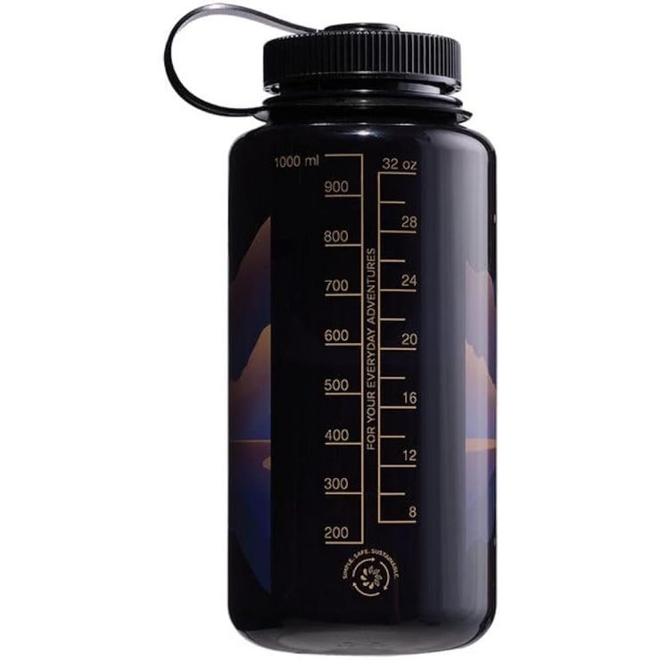 NALGENE WIDE MOUTH 1000 ML Odyssey Grey with Moonset