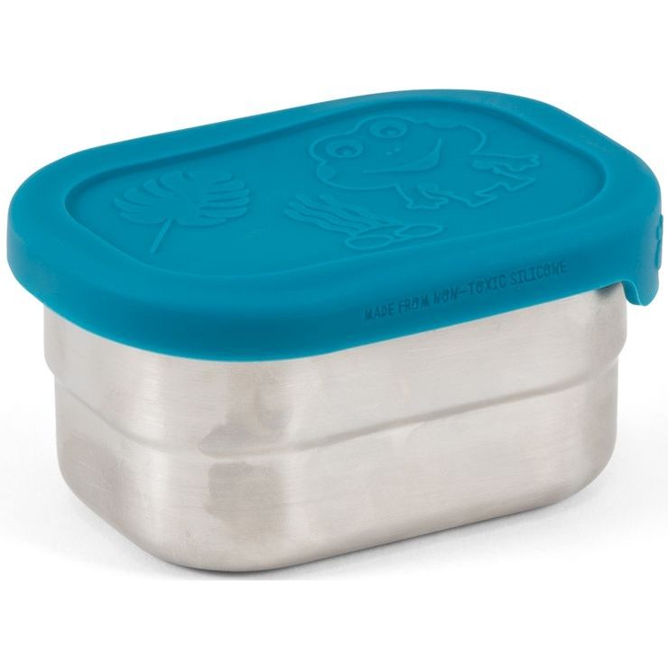 AFFENZAHN Stainless Steel Lunchbox Set Owl, petrol