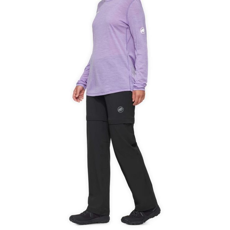 MAMMUT Hiking V Zip Off Pants Women black