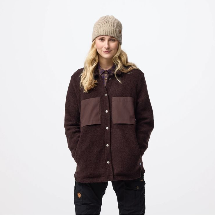 FJÄLLRÄVEN Kaitum Overshirt W Black Oak