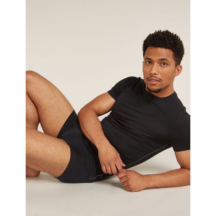 ICEBREAKER M Mer 125 Cool-Lite Anatomica Trunks BLACK