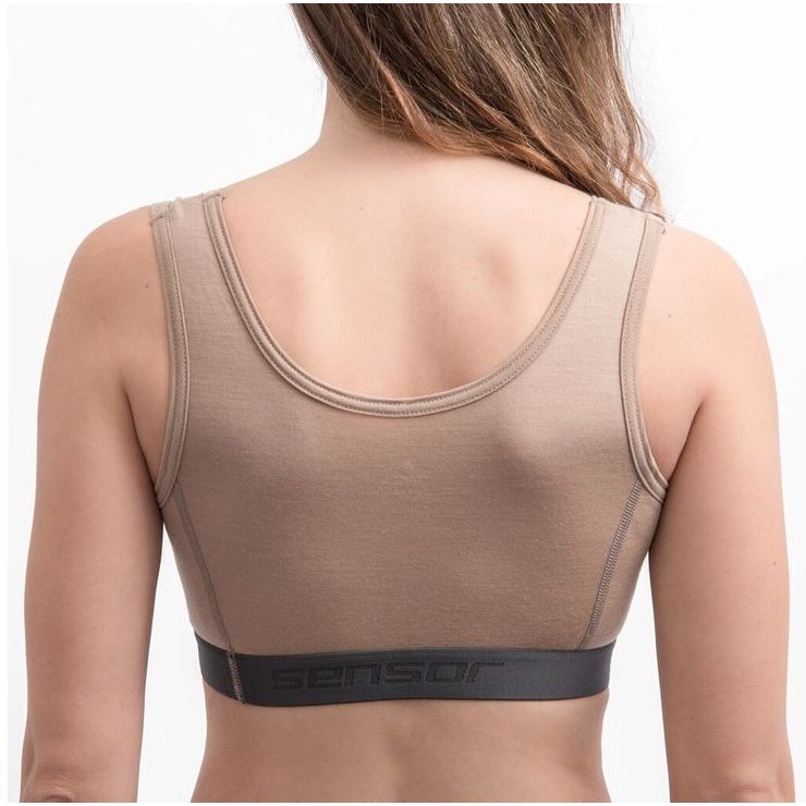 SENSOR MERINO ACTIVE dámská podprsenka almond beige