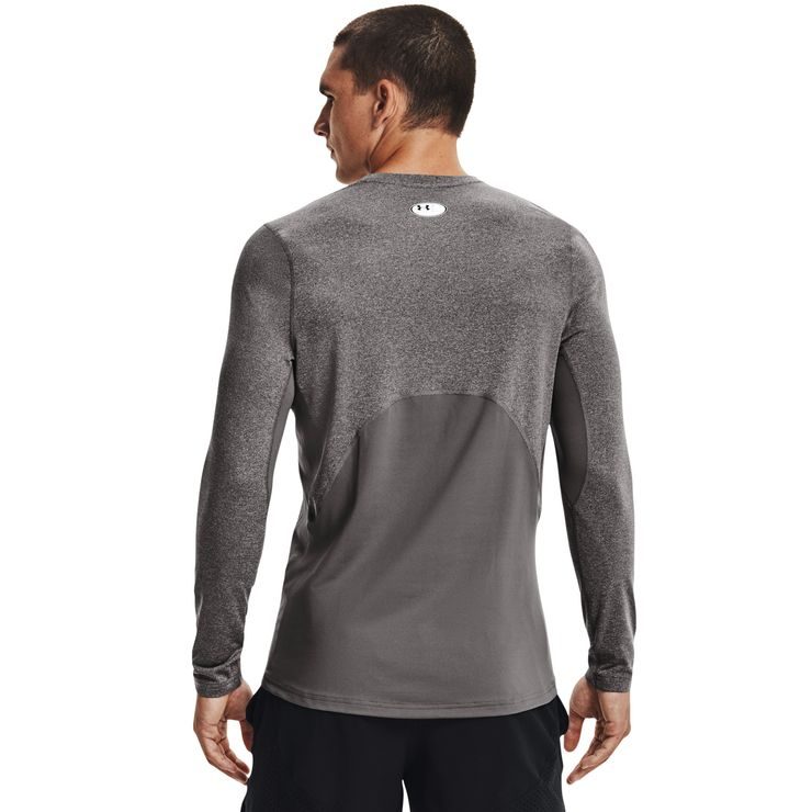 UNDER ARMOUR UA CG Armour Fitted Crew, Gray