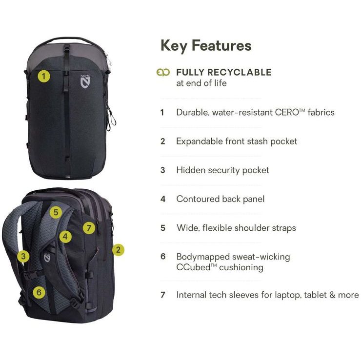 NEMO EQUIPMENT Vantage Day 26L Endless Promise (Black)