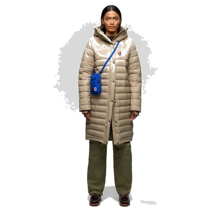 FJÄLLRÄVEN Expedition Pack Down Parka W Black Oak