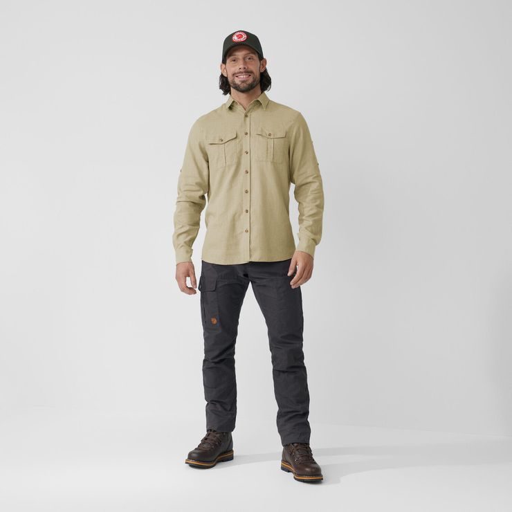 FJÄLLRÄVEN Övik Travel Shirt LS M Dusty Rose