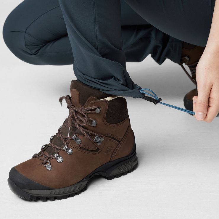 FJÄLLRÄVEN Abisko Trail Stretch Trousers W Suede Brown