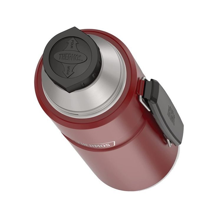 THERMOS Termoska na nápoje s madlem 1200 ml rustic red
