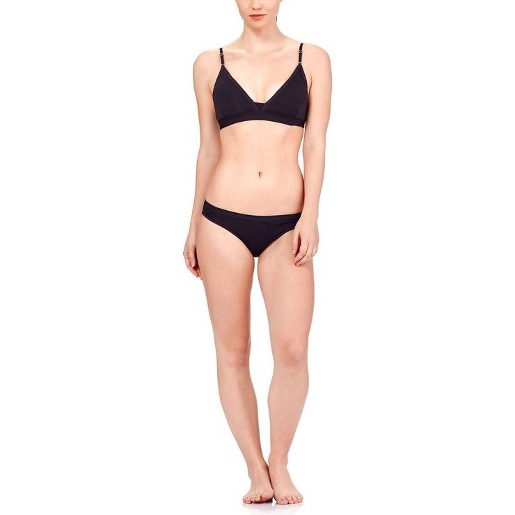 ICEBREAKER W Siren Bikini, BLACK