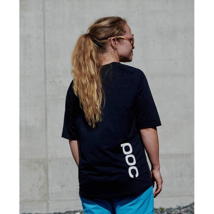 POC W's Reform Enduro Light Tee Uranium Black