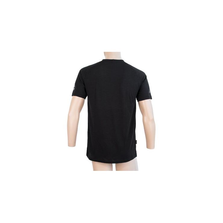 SENSOR MERINO AIR PT pánské triko kr.rukáv černá RJ