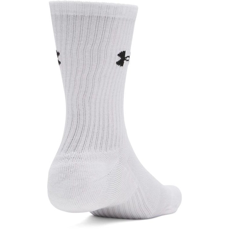 UNDER ARMOUR Performance Cotton 3p Crw-WHT