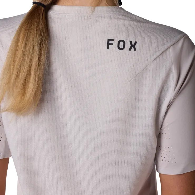 FOX W Flexair Ss Jersey Chalk