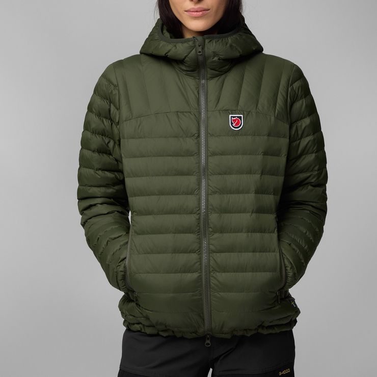 FJÄLLRÄVEN Expedition Lätt Hoodie W Fossil