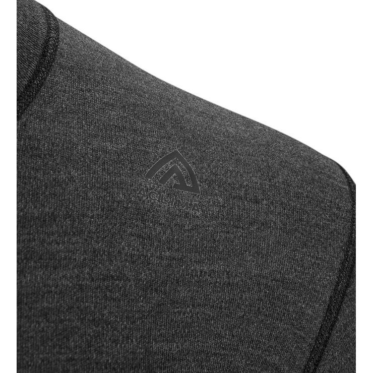 ACLIMA WarmWool mockneck M's Marengo/Jet Black