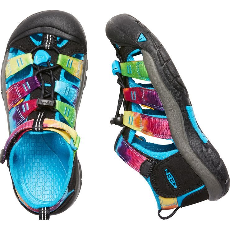 KEEN NEWPORT H2 JR, rainbow tie dye