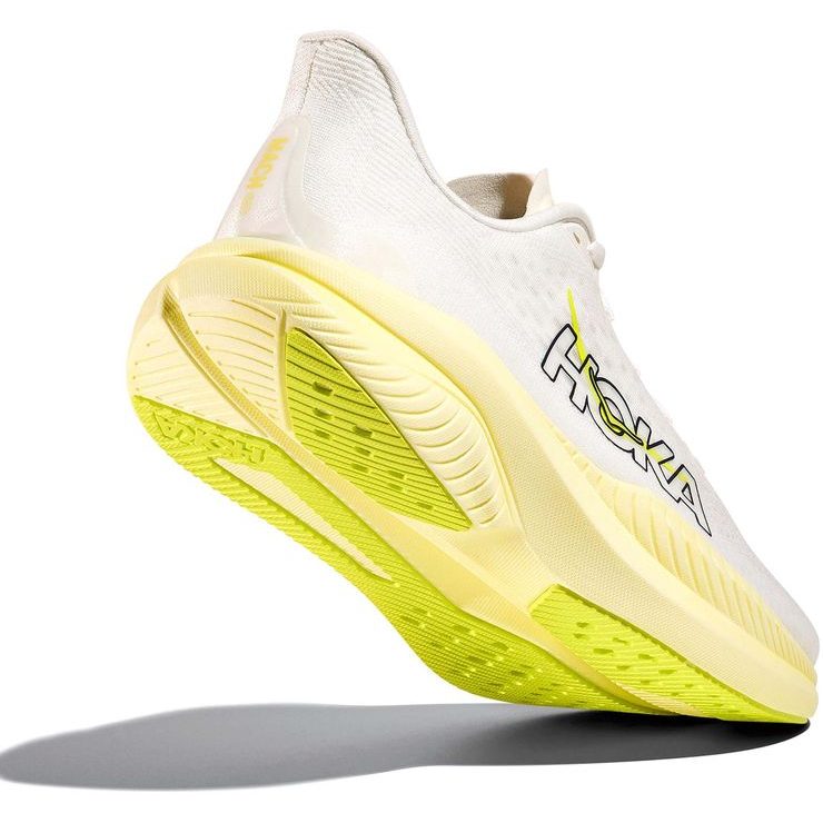 HOKA MACH 6 W WHITE/NEON CITRUS