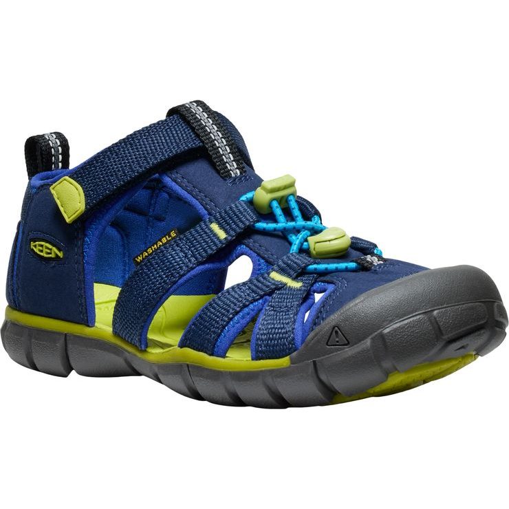 KEEN SEACAMP II CNX YOUTH, naval academy/chartreuse