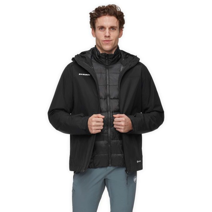 MAMMUT Treeline 3 in 1 HS Hooded Jacket Men black-black
