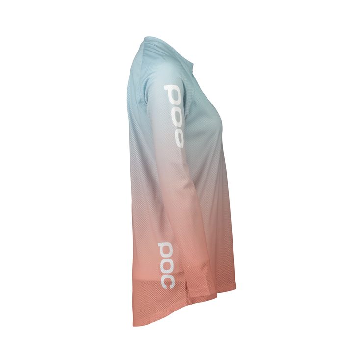 POC W's Essential MTB Lite LS Jersey, Gradient Rock Salt