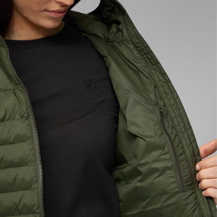 FJÄLLRÄVEN Expedition Lätt Hoodie W Fossil