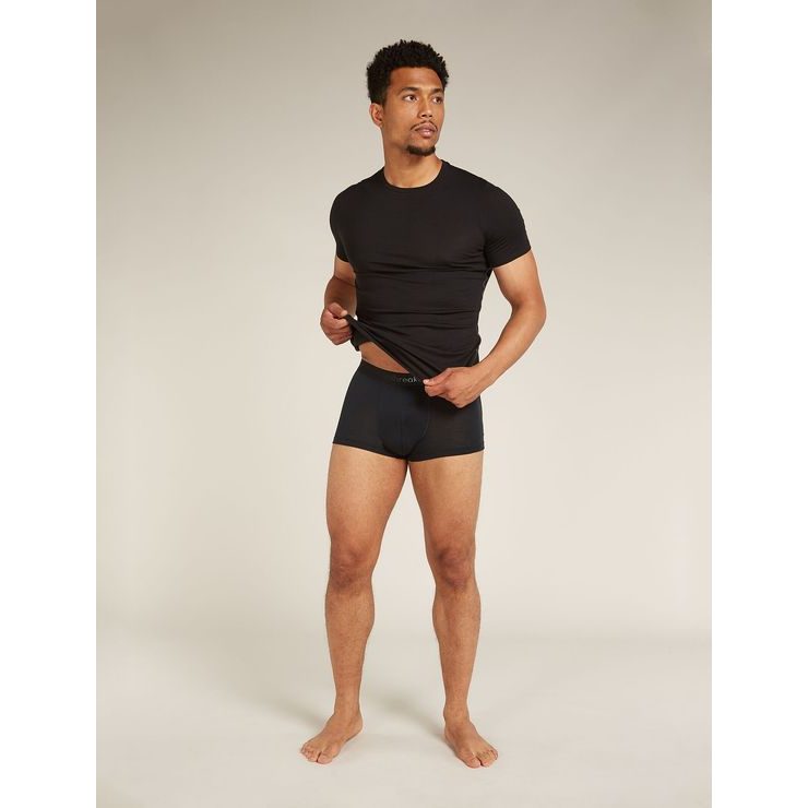 ICEBREAKER M Mer 125 Cool-Lite Anatomica Trunks BLACK