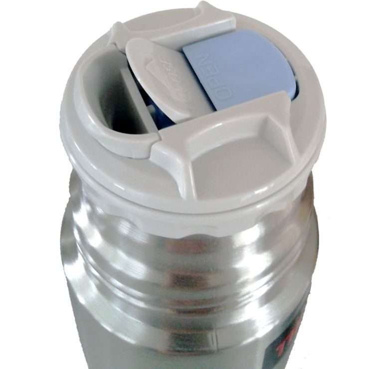 THERMOS Thermos with push-button cap and cup 350 ml stainless steel