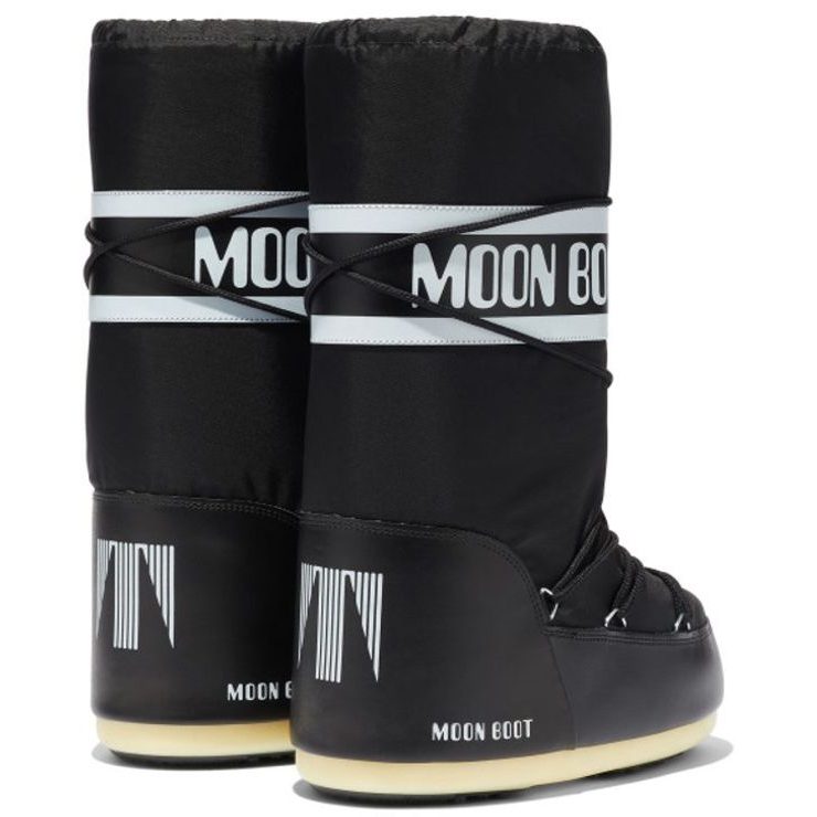 MOON BOOT ICON NYLON-N001 BLACK