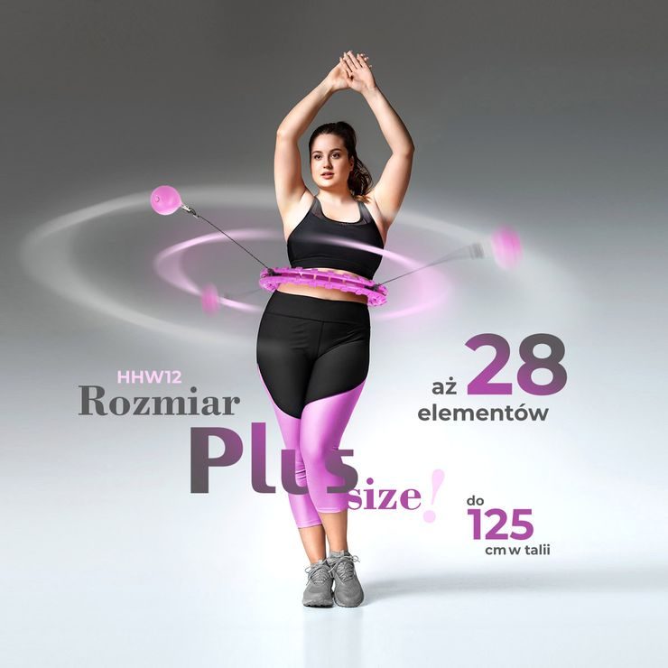 HMS HHW12 plus size se závažím fialová