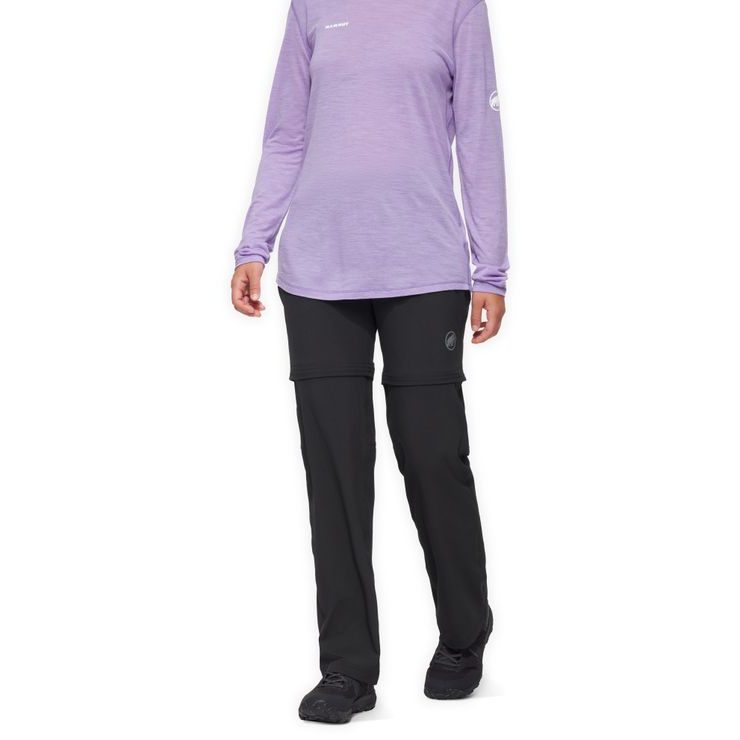 MAMMUT Hiking V Zip Off Pants Women black