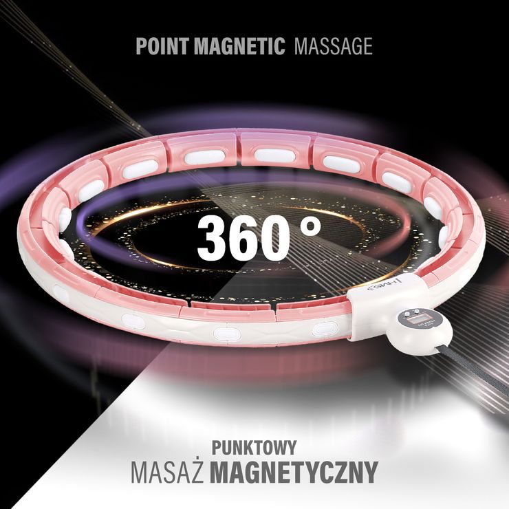 HMS HHM15 se závažím, magnety a počítadlem růžová