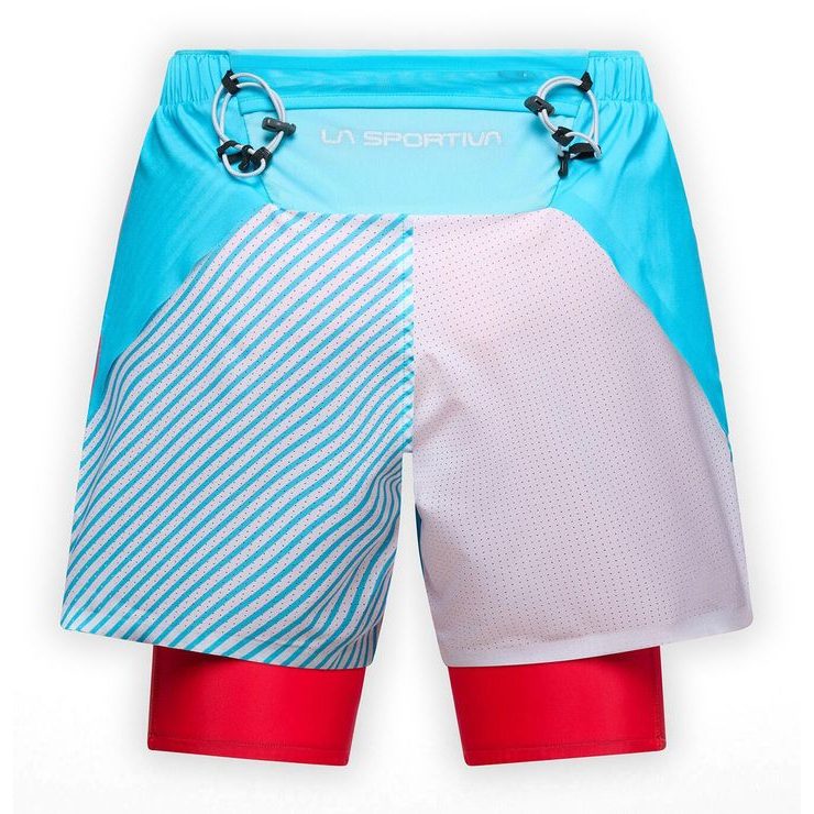 LA SPORTIVA Flow 5" Short W Malibu Blue/Hibiscus