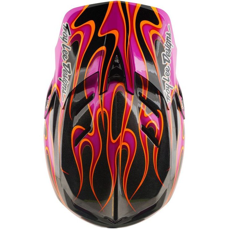 TROY LEE DESIGNS D4 CARBON MIPS TORCHED CARBON / MAGENTA