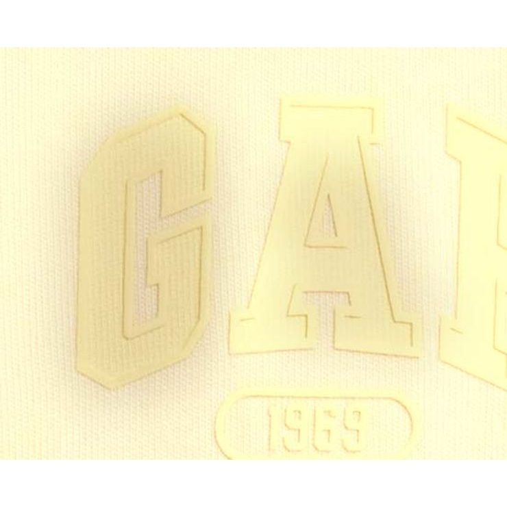 GAP 874467-02 Crop tričko s logem 1969 Heavyweight Žlutá