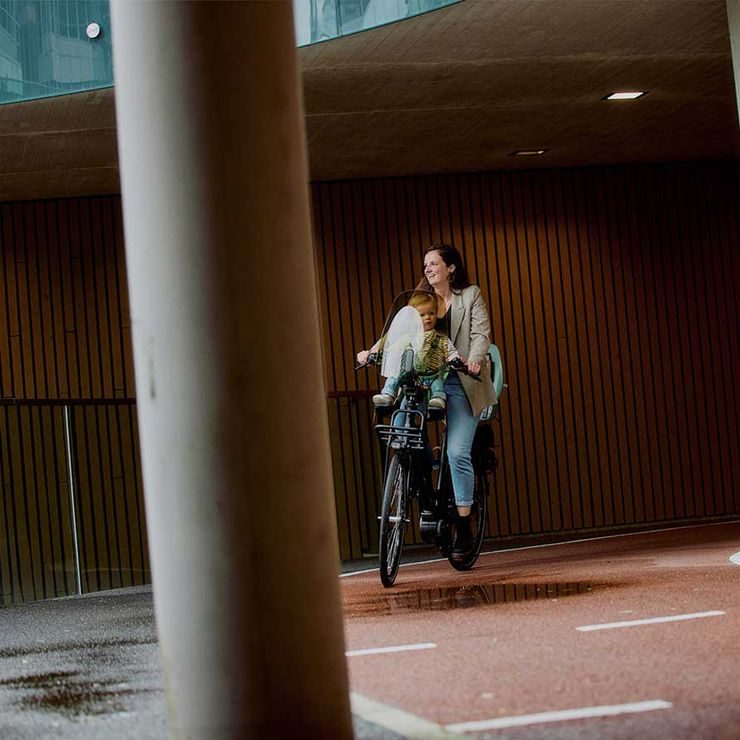 URBAN IKI Přední sedačka na kolo Ta-ke s MTB/ATB adaptérem Icho Zelená/Bincho Černá