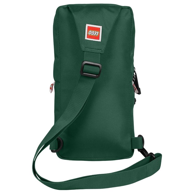 LEGO BAGS Brick 1x2 Sling Bag 2,5 - tmavě zelený