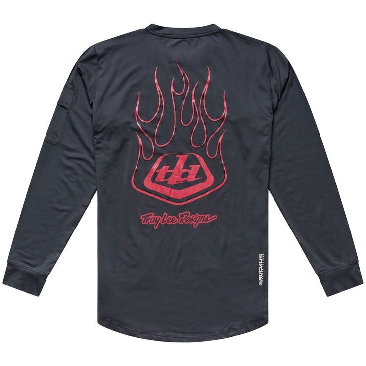 TROY LEE DESIGNS Ruckus Ride LS Tee Ember Carbon