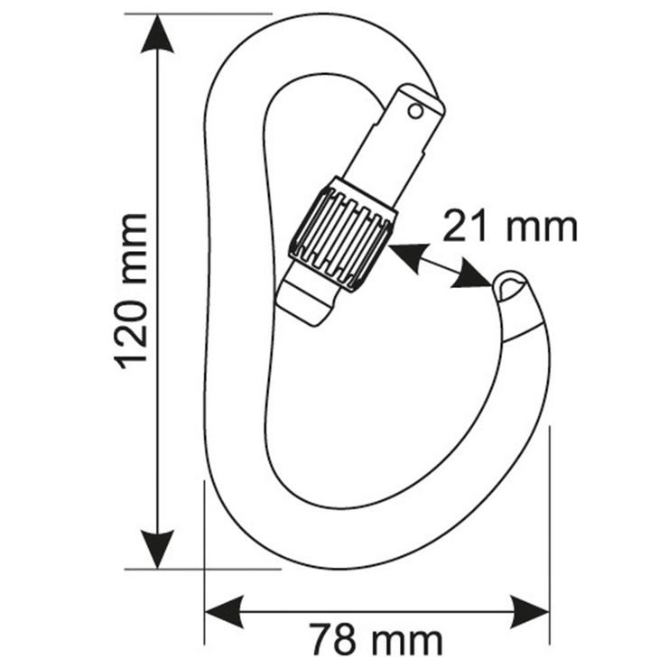 CAMP Atom Lock, gun metal