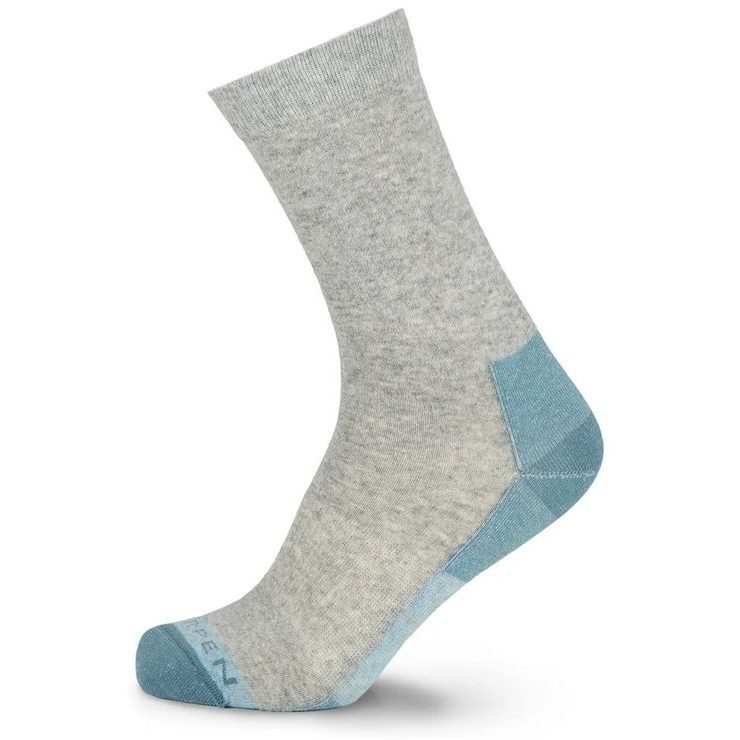 LORPEN LIFESTYLE WOOL VIGO CREW, LIGHT GRANITE