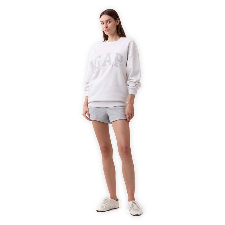 GAP 898181-03 Mikina s logem Unisex Bílá