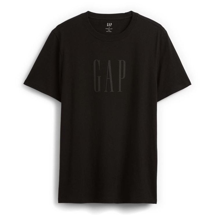 GAP 889543-02 Tričko s logem Everyday Soft Černá